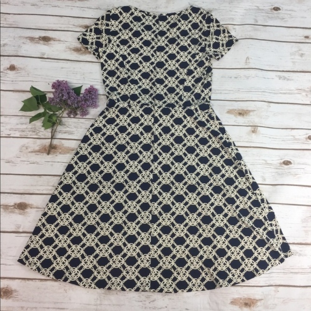 🌸Talbots Dress A-line Nautical Rope Knot Sailor S